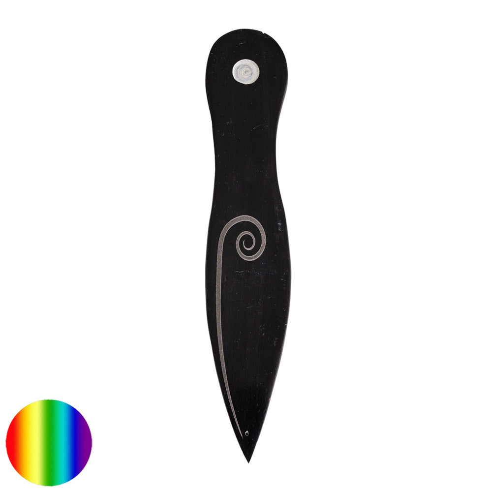 Halter Räucher-Stäbchen & Kegel - Marmor schwarz