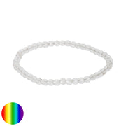 Armband 4mm Kugeln Bergkristall