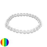 Armband Kugeln 6mm Bergkristall