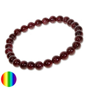Armband Granat 6mm