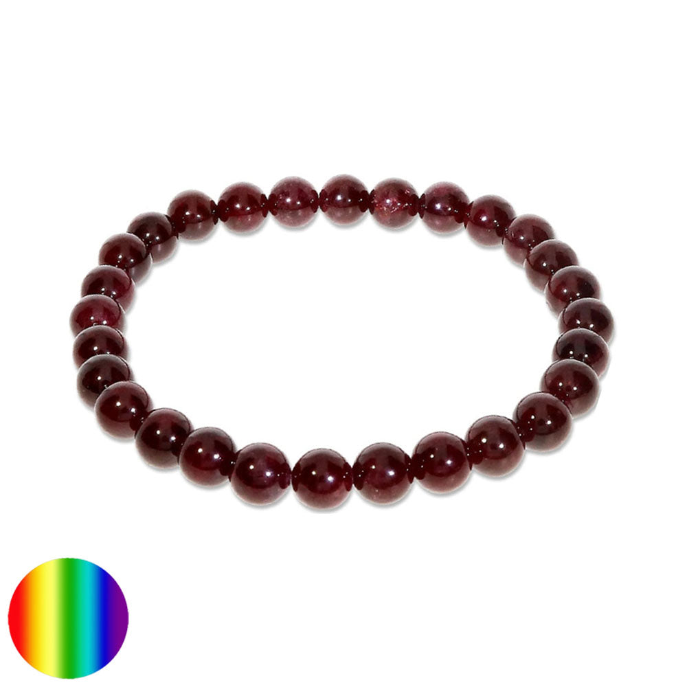 Armband Granat 6mm
