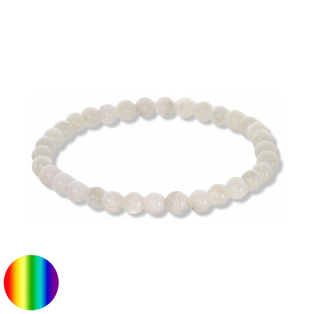 Armband Kugeln 6mm - Mondstein