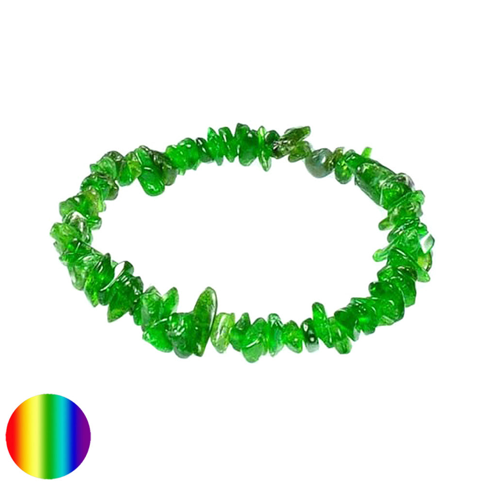 Splitter Armband Chromdiopsid