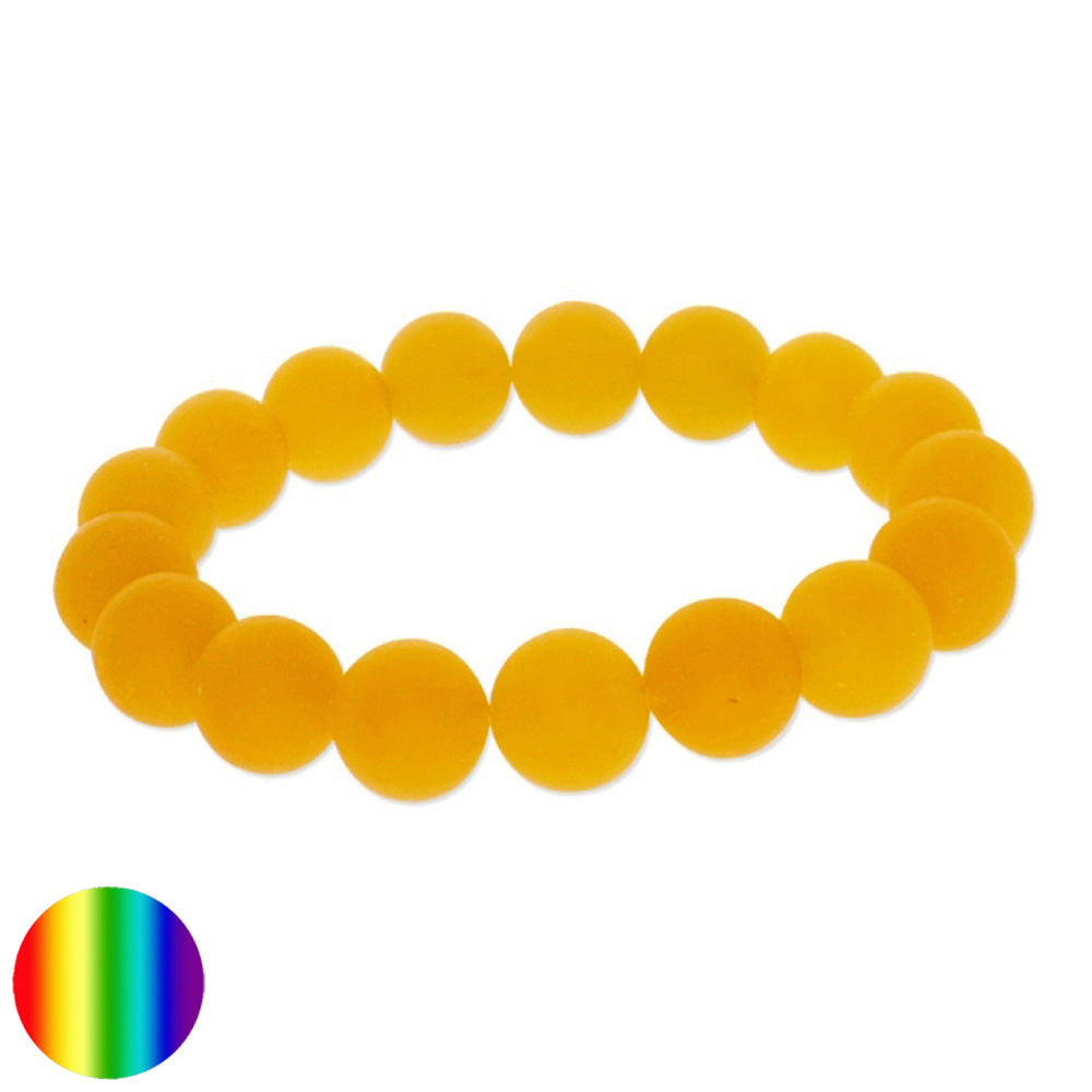 Weihrauch Armband - Kugeln gelblich