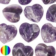 Edelstein Herz - Amethystquarz 30mm