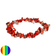 Splitter Armband roter Jaspis