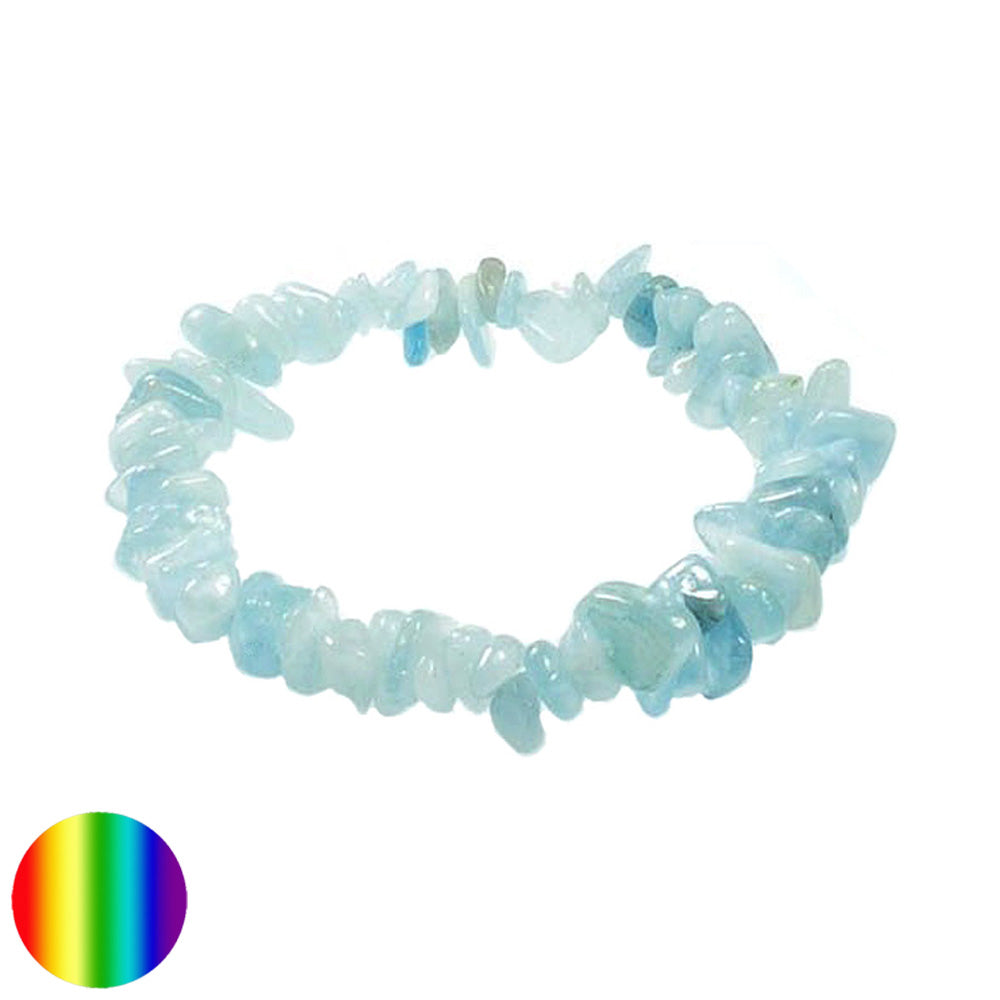 Splitter Armband Aquamarin