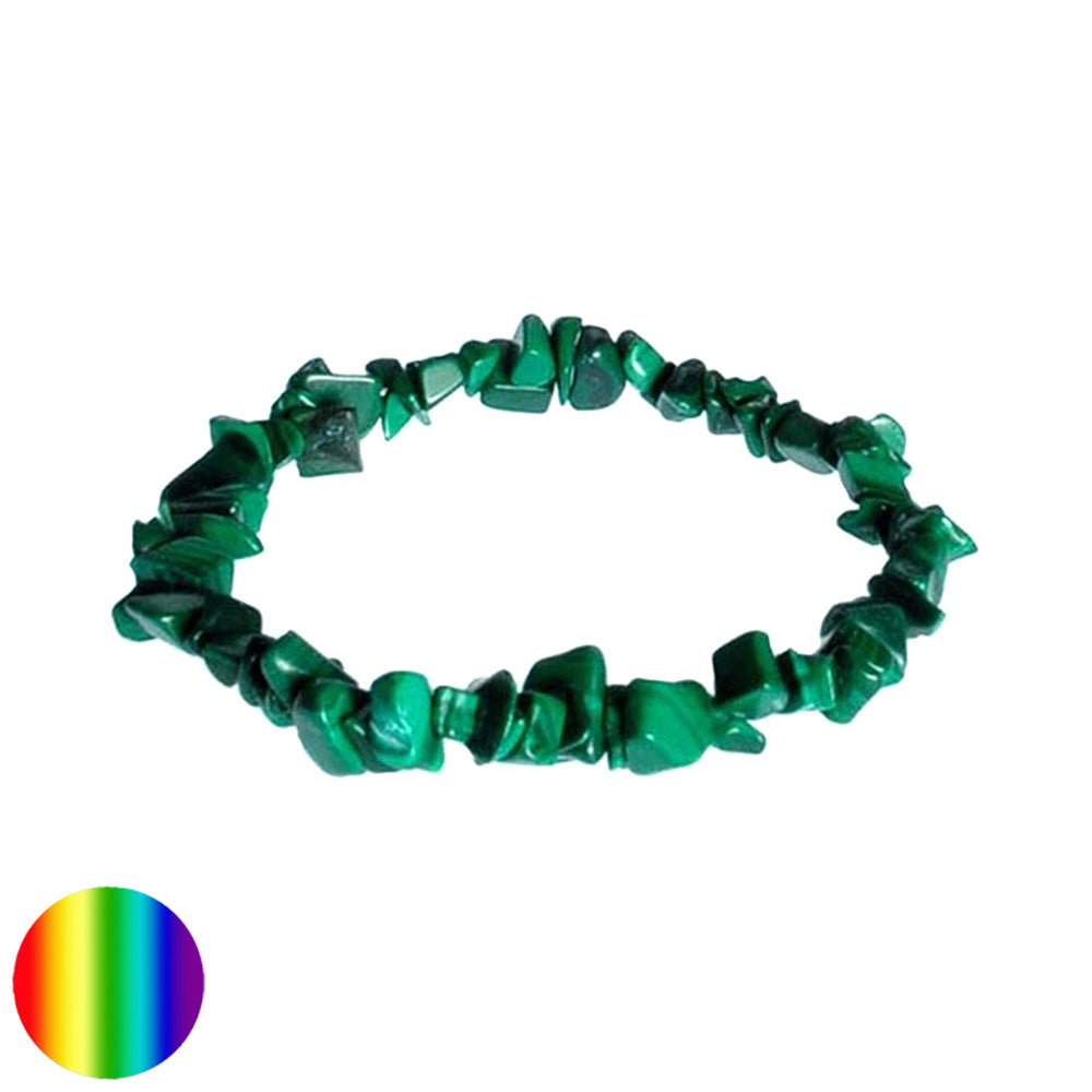 Splitter Armband Malachit