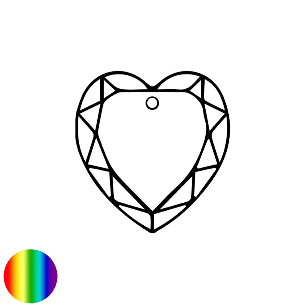 Anhänger Kristall Herz 28mm bleifrei Swarovski