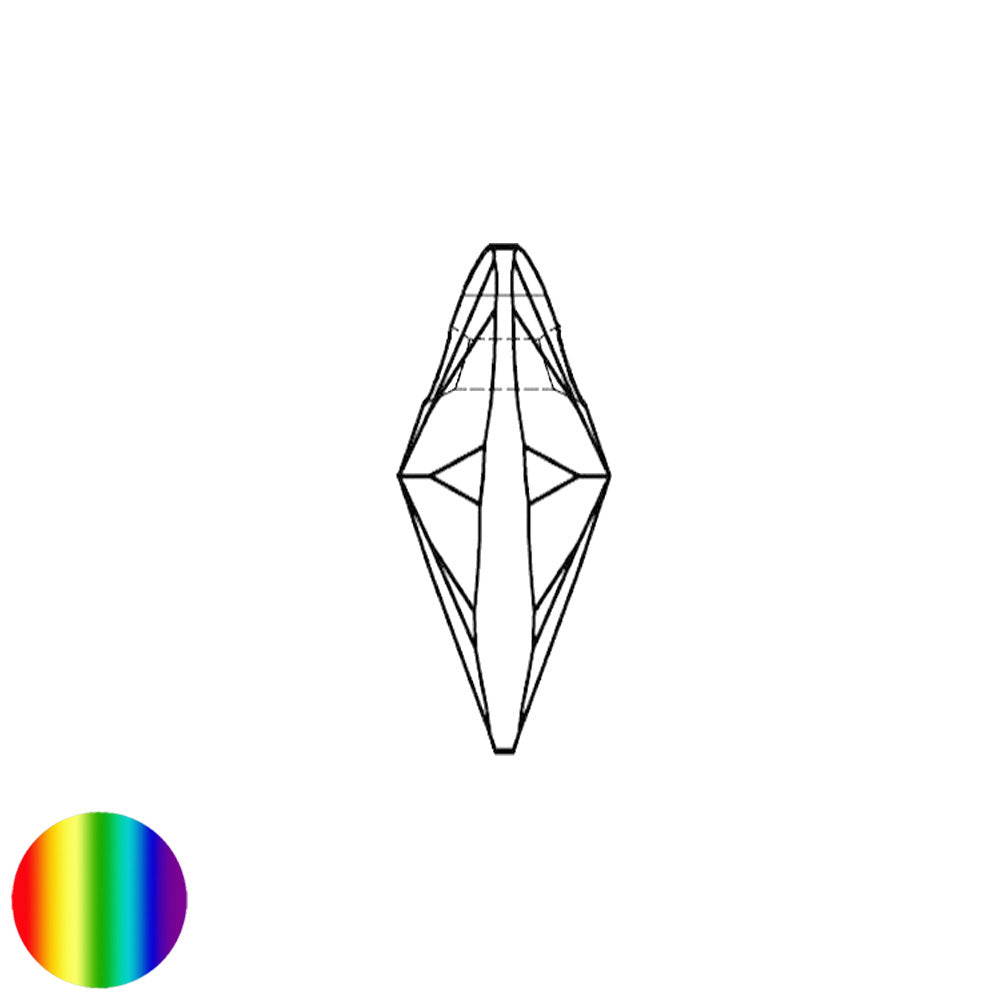 Regenbogen-Kristall - Herz 28mm bleifrei - Swarovski