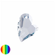 Regenbogen-Kristall - Herz asymetrisch 27mm bleifrei - Swarovski