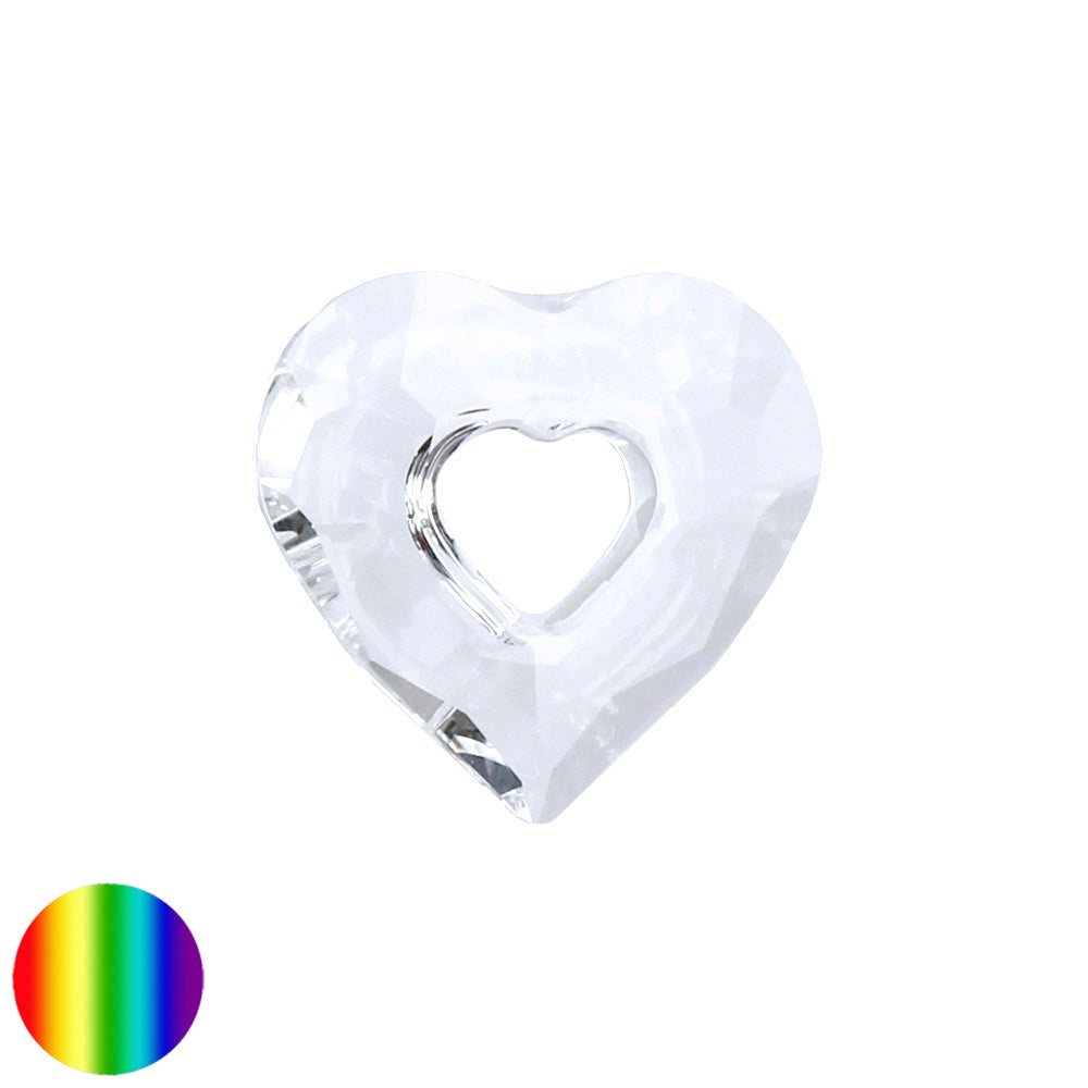 Anhänger durchbrochenes Kristall Herz 27mm bleifrei Swarovski
