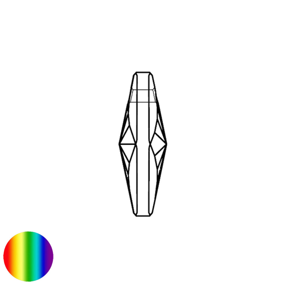 Regenbogen-Kristall - Rhombus 27mm bleifrei - Swarovski