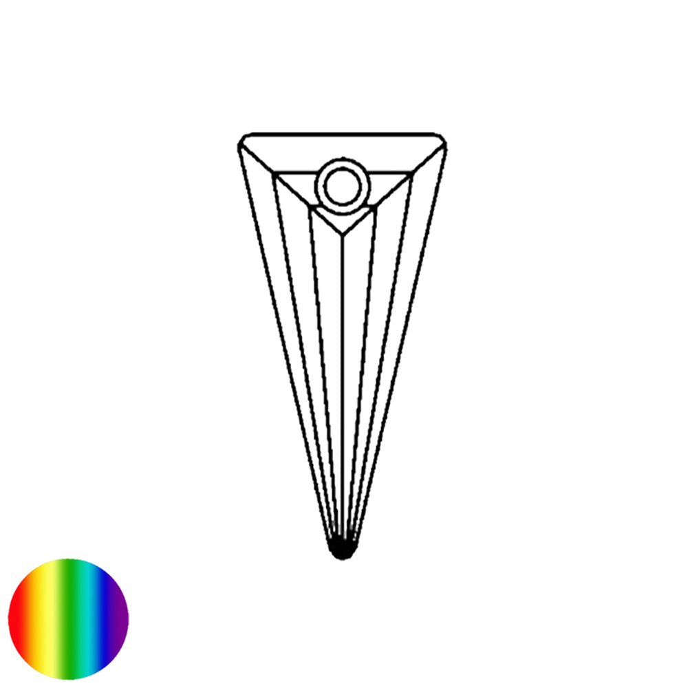 Anhänger Kristall Spike 39mm bleifrei Swarovski