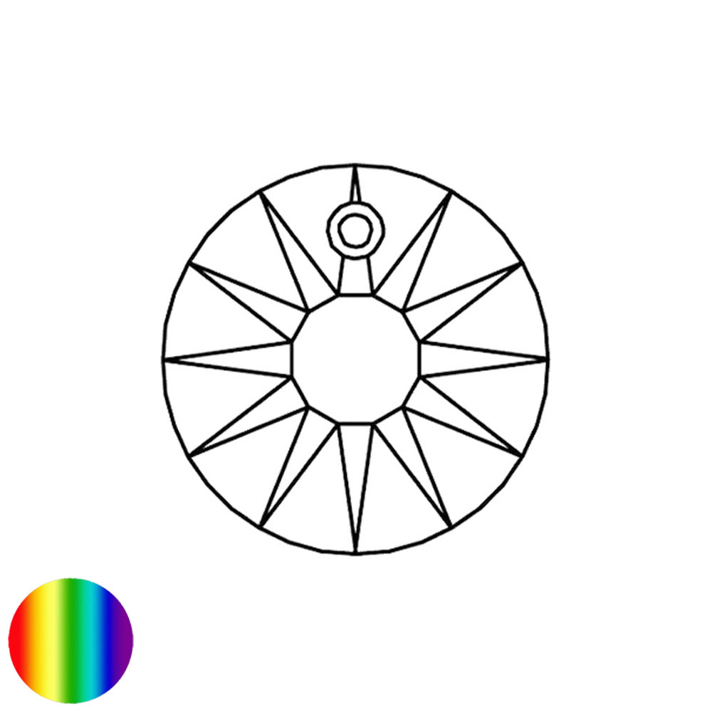 Anhänger Kristall Sonne 30mm bleifrei Swarovski