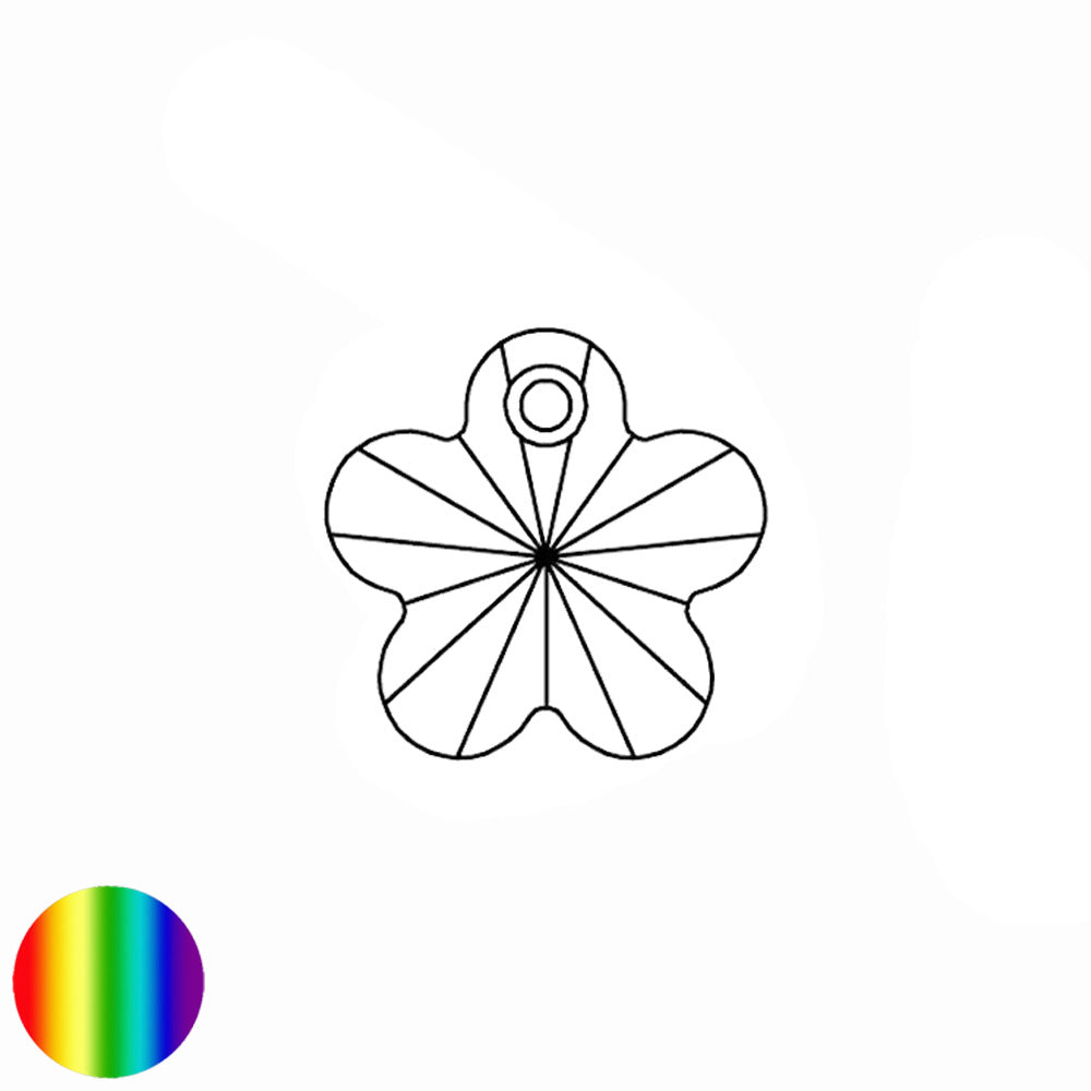 Anhänger Kristall Flower 18mm bleifrei Swarovski