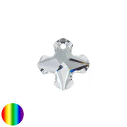 Regenbogen-Kristall - Griechisches Kreuz 18mm bleifrei - Swarovski