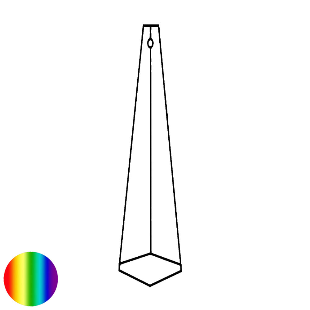 Regenbogen-Kristall - Eiszapfen 63mm bleifrei -Swarovski