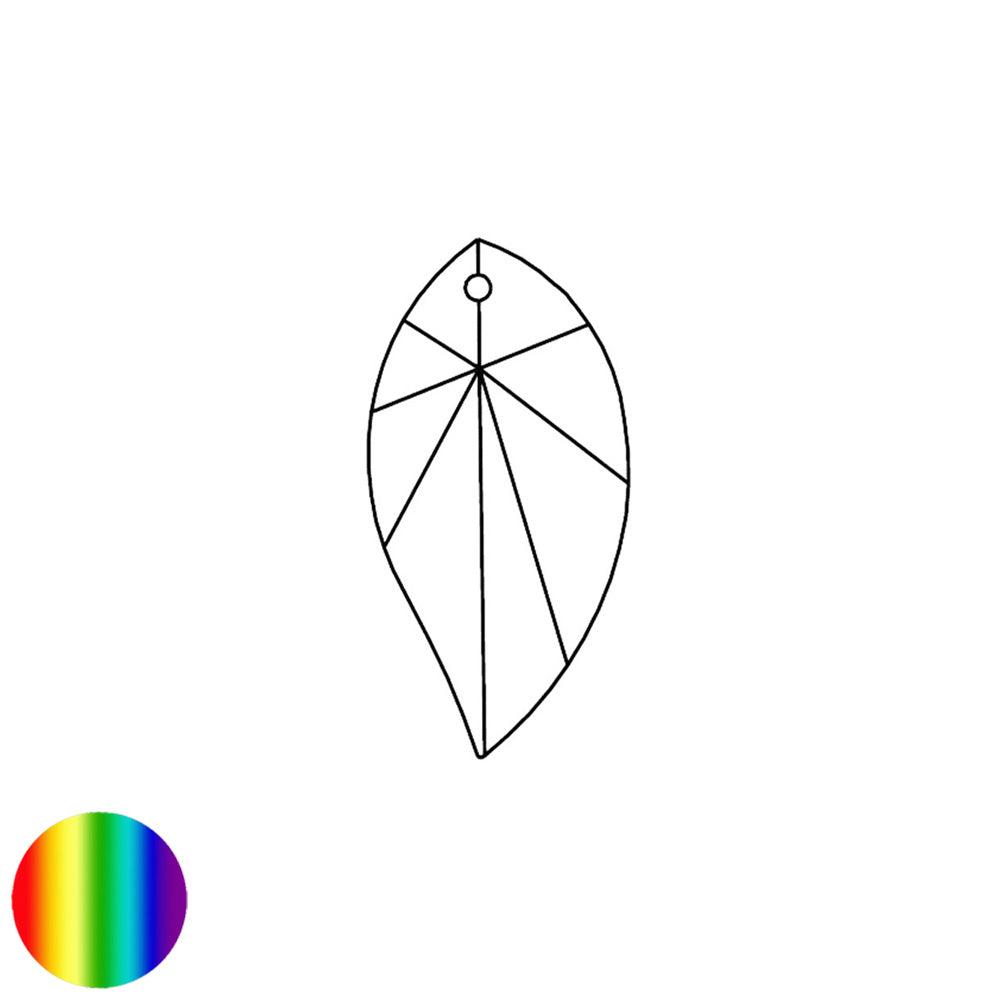 Anhänger Kristall Leaf 28mm Swarovski