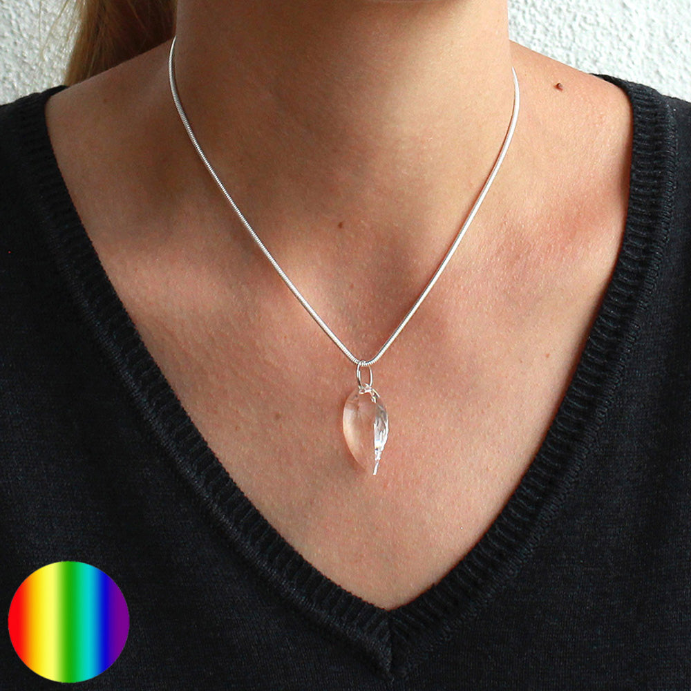 Anhänger Kristall Leaf 28mm Swarovski