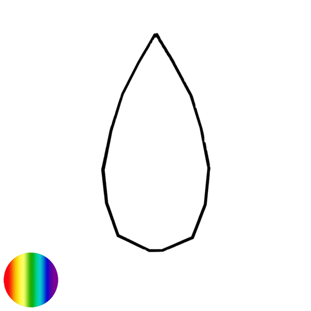 Regenbogen-Kristall - Flame 50mm - Swarovski