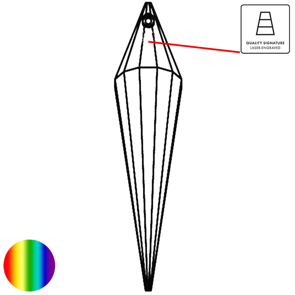 Regenbogen-Kristall - Cone 76mm - Swarovski