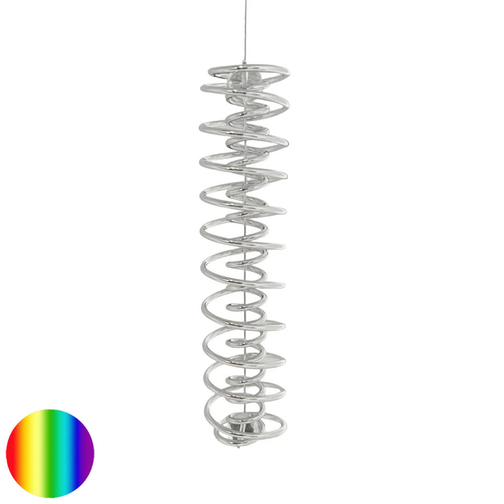 DNS-Spirale - Doppelhelix Messing silberfarben
