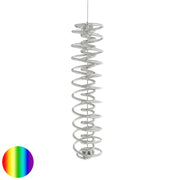 DNS-Spirale - Doppelhelix Messing silberfarben