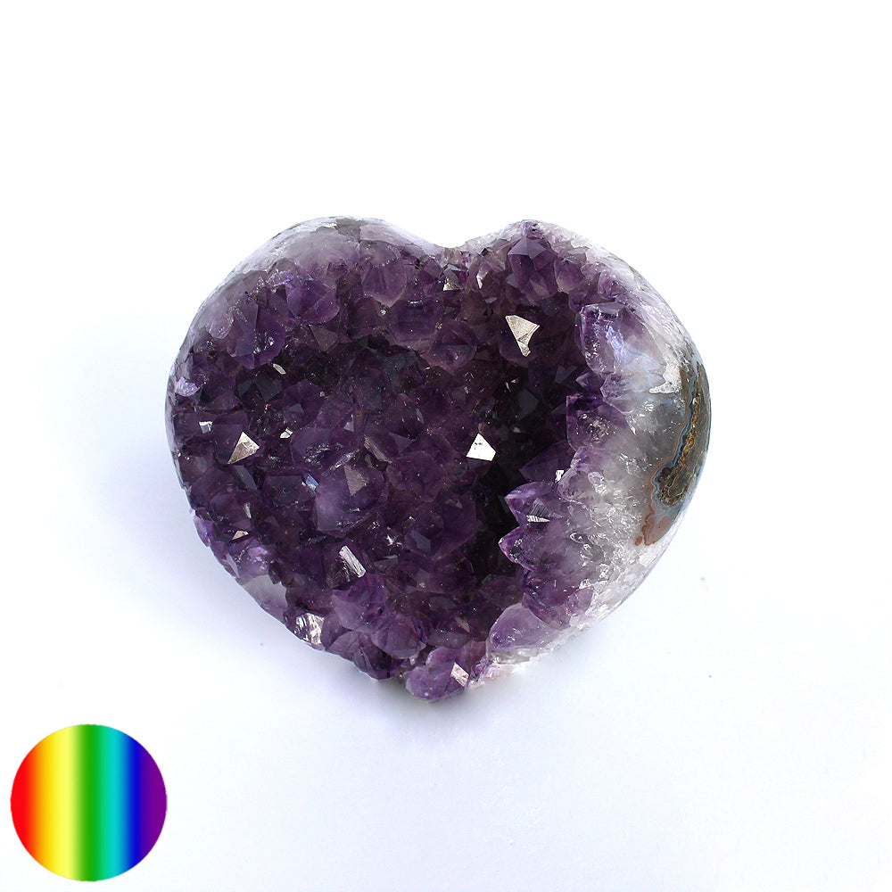 Amethyst Druse Herz 95mm